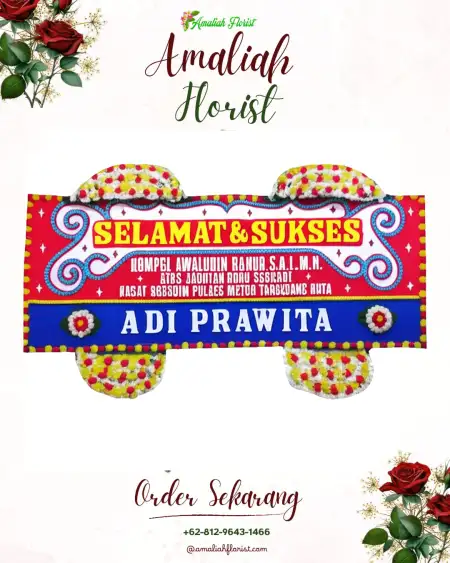 Papan Bunga Ucapan Selamat Blangjerango